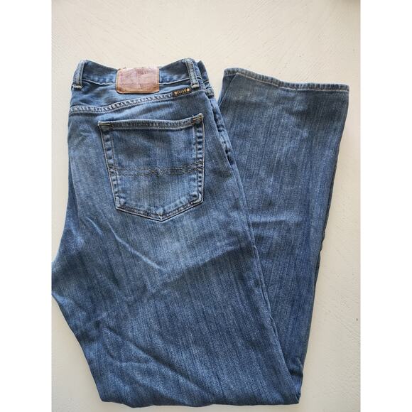 Lucky Brand Vintage Straight Leg Denim Blue Jeans Size 38x32(Measured Length) - Picture 1 of 10